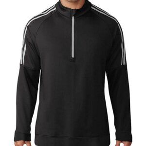 Adidas Golf 3-Stripes Golf Quarter Zip Neck Long Sleeve Sweatshirt Size L
